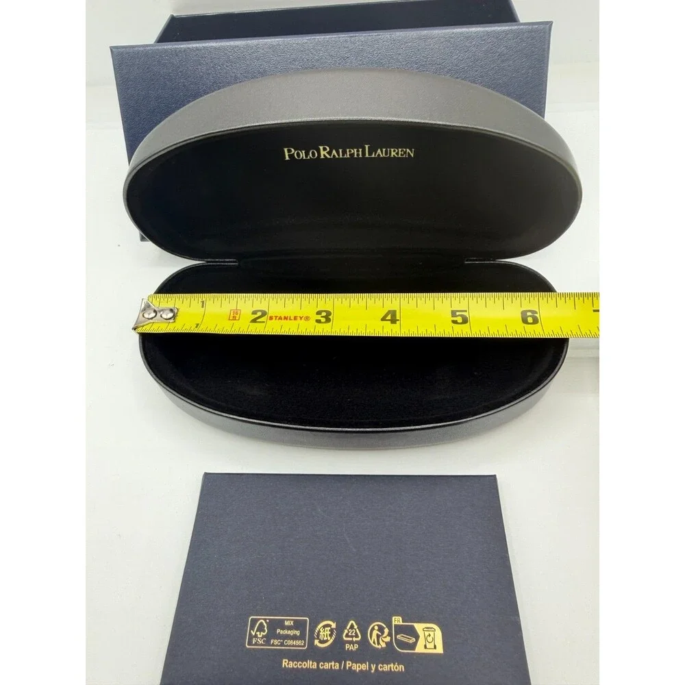 Polo Ralph Lauren Eyeglasses Sunglasses Case Box Authentic Black EUC Set